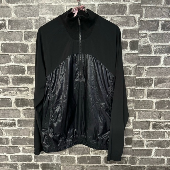 Lululemon All Roads 1/2 Zip jacket pullover Black pockets - Picture 2 of 12